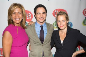 Hoda Kotb, Zac Posen and Ali Wentworth.