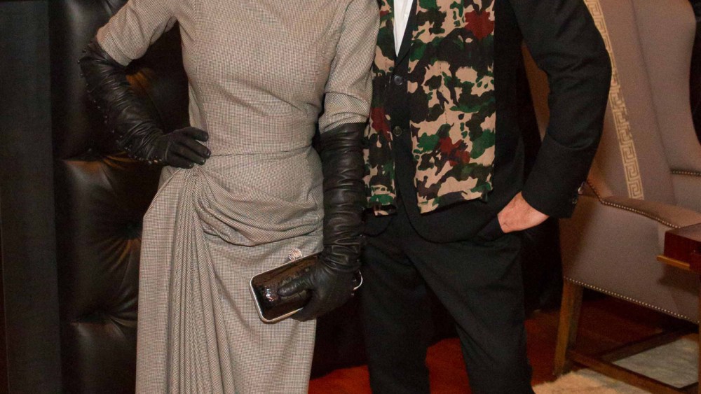 Dita Von Teese and David Downton