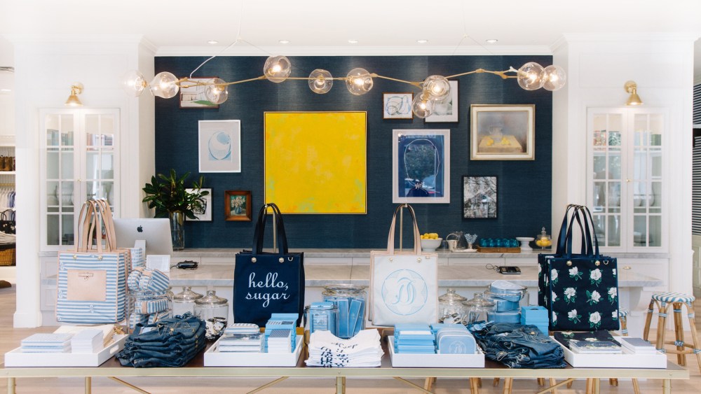 Inside the Draper James flagship in Nashville.