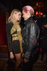 Elena Perminova and Jared Leto Balmain Paris Fashion Week SS16 After Party