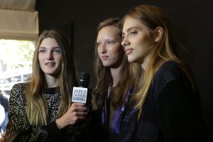 Elie Saab backstage RTW Spring 2016