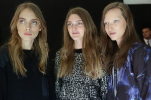 Elie Saab backstage RTW Spring 2016