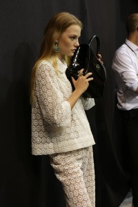 Elie Saab backstage RTW Spring 2016