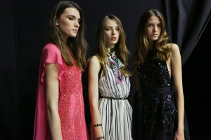 Elie Saab backstage RTW Spring 2016