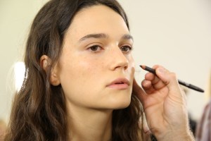 Backstage at Emanuel Ungaro Spring 2016
