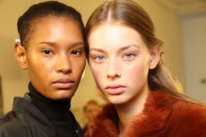 Backstage at Emanuel Ungaro Spring 2016