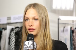 Backstage at Emanuel Ungaro Spring 2016