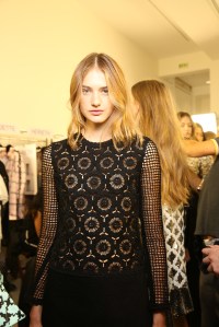 Backstage at Emanuel Ungaro Spring 2016
