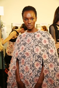 Backstage at Emanuel Ungaro Spring 2016