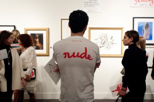 The scene at Sotheby's.