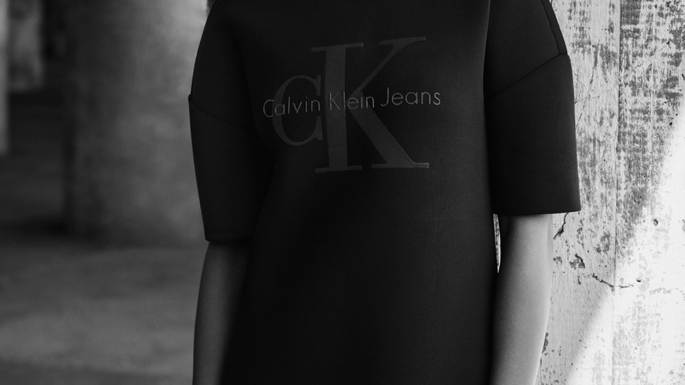 Calvin Klein Jeans Black Series Limited Edition campaign featuring Lucky Blue Smith and Pyper America Smith.