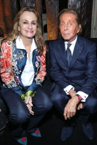 Georgina Brandolini d'Adda and Valentino Garavani