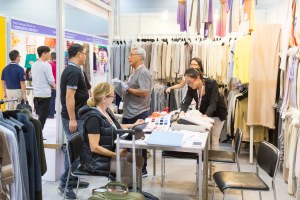 Inside the China Sourcing Fair held at the Asia Expo in Hong Kong.