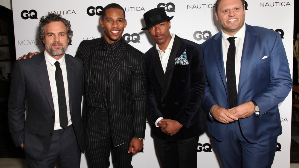 Mark Ruffalo, Victor Cruz, Nick Cannon and Howard Mittman.