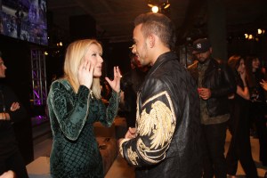Ellie Goulding and Lewis Hamilton
