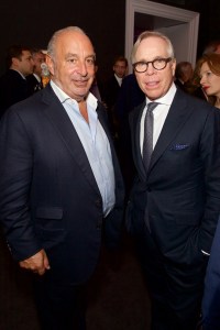 Philip Green and Tommy Hilfiger  Tommy Hilfiger Edun Frieze London Party