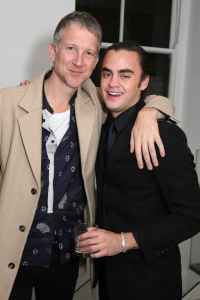 Jefferson Hack and Michael Avedon Tommy Hilfiger Edun Frieze London Party