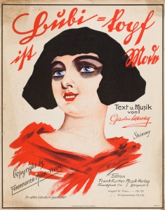 A 1924 score for a song celebrating the trendy bob haircut of the time