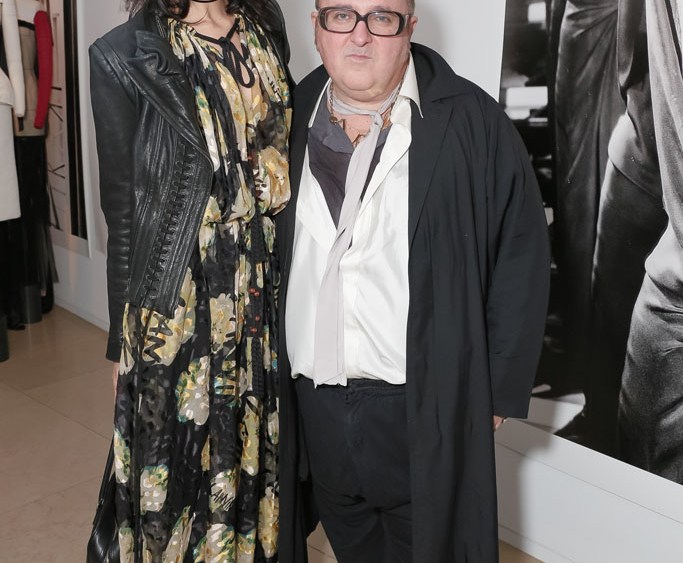 Jamie Bochert and Alber Elbaz