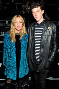 Joséphine de la Baume and Finnegan Oldfield Front Row at Saint Laurent Spring 2016