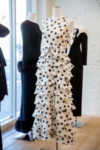 The scene at the Joy Venturini Bianchi Gown Exhibit.