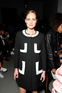 Juliette Gernez Front Row at John Galliano Spring 2016
