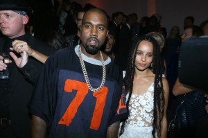 Kanye West and Zoe Kravitz Vogue 95th Anniversary Party