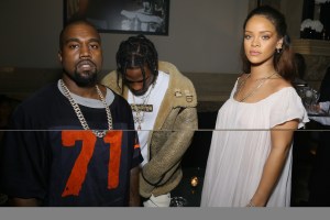Kanye West, Travis Scott and Rihanna Vogue 95th Anniversary Party