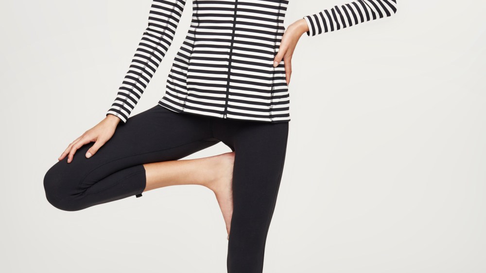 A look from the Kate Spade x Beyond Yoga limited-edition collection.