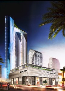 A rendering of the new Bloomingdale's in Abu Dhabi.
