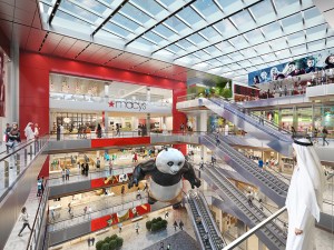 A rendering of the new Macy's in Abu Dhabi.