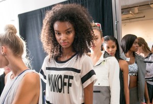 A look from Rebecca Minkoff's athleisure collection