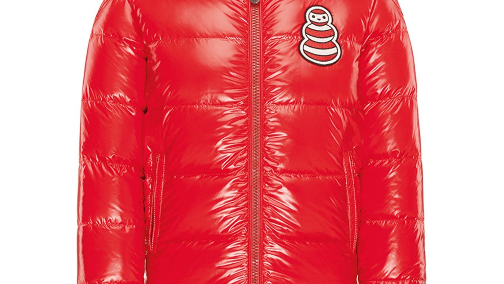 A puffer jacket from Moncler's capsule collection with Friends With You.