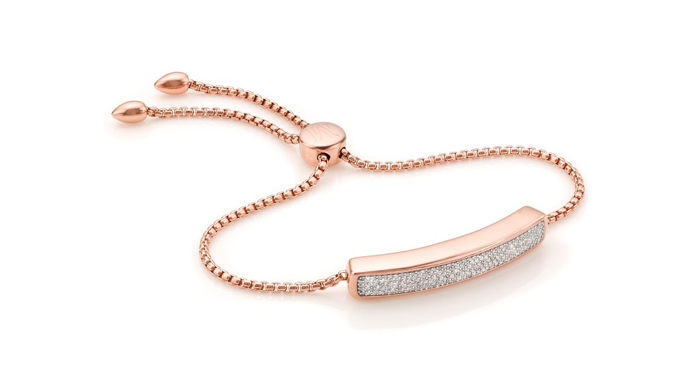 A Monica Vinader bracelet.