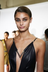 Mugler backstage RTW Spring 2016