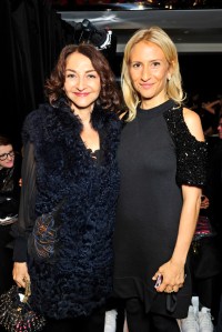 Nathalie Rykiel and Lola Rykiel Front Row at Sonia Rykiel Spring 2016