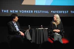 David Remnick and Patti Smith