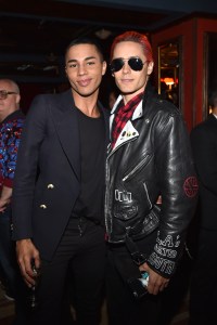 Olivier Rousteing and Jared Leto Balmain Paris Fashion Week SS16 After Party