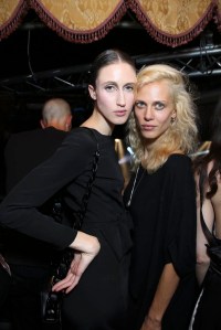 Anna Cleveland and Aymeline Valade