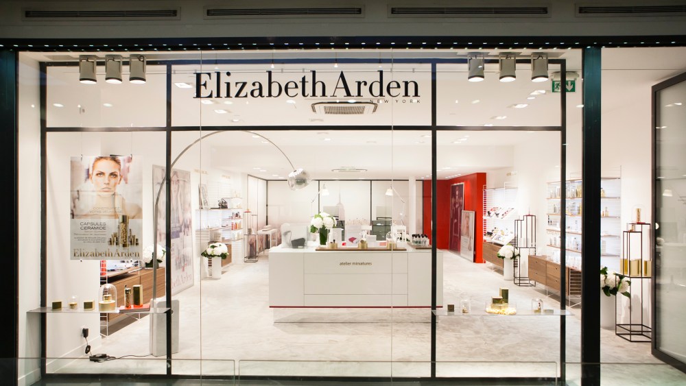 The Elizabeth Arden store.