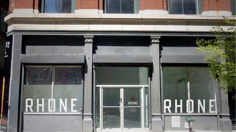 The Rhone pop-up shop in SoHo.