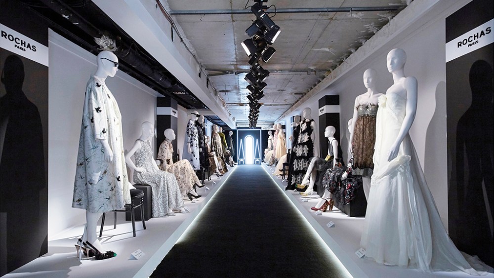 Rochas fashion on display