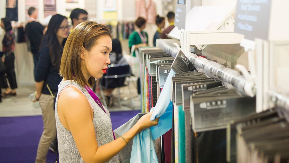 Intertextile and Chic fashion fair at Shanghai National Exhibition Centre.