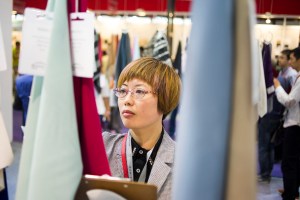 Intertextile and Chic fashion fair at Shanghai National Exhibition Centre.