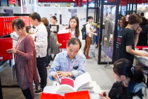 Intertextile and Chic fashion fair at Shanghai National Exhibition Centre.