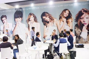 Intertextile and Chic fashion fair at Shanghai National Exhibition Centre.