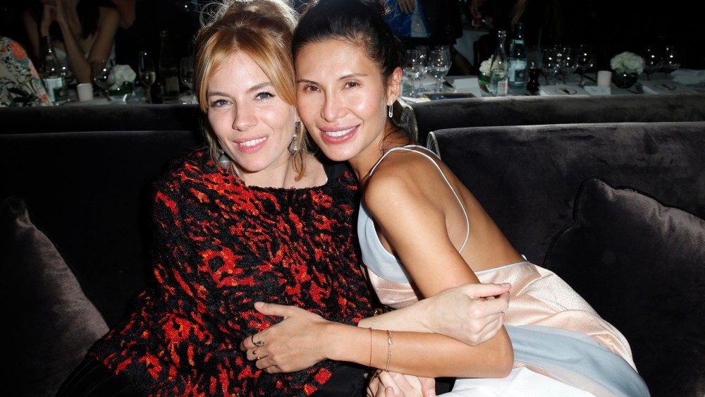 Sienna Miller and Goga Ashkenazi Vionnet Paris Fashion Week Dinner 2015