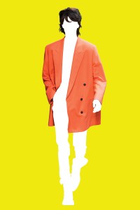 Illustration: Slouchy look from Paul Smith Spring 2016