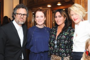 Mark Ruffalo, Julianne Moore, Solange Azagury-Partridge and Sunrise Ruffalo.