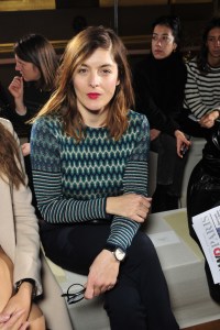 Valerie Donzelli Front Row at Stella McCartney Spring 2016